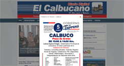 Desktop Screenshot of elcalbucano.cl